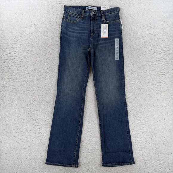 Old Navy Other - Old Navy Kids 16 Blue Boot-Cut Built-In Flex Adjustable Waist Denim Jeans